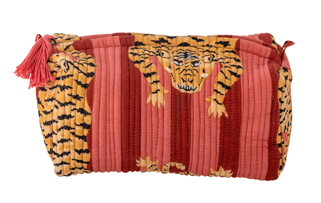 Bloomingville Poirino Toalettveske Rosa Tiger (152-82066510)