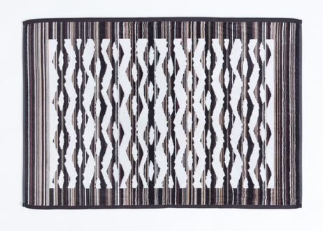 Innate Ripple Mørk Badematte 60x90