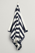GANT Strandhåndkle BlockStripe Marine 100x180
