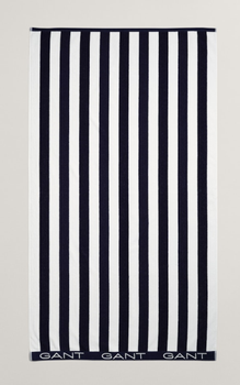 GANT Strandhåndkle BlockStripe Marine 100x180 (589-852012811-410)