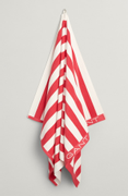 GANT Strandhåndkle BlockStripe Watermelon-Red 100x180