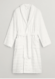 GANT Morgenkåpe Jaquard NewHaven Hvit (589-856007603-110-l)
