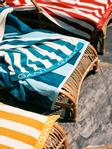 GANT Strandhåndkle BlockStripe Watermelon-Red 100x180 (589-852012811-648)