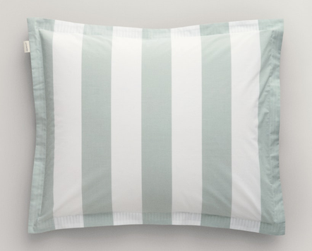 GANT Sengesett Stripe Percale Clay-Green (589-stripe-percale-clay-green)