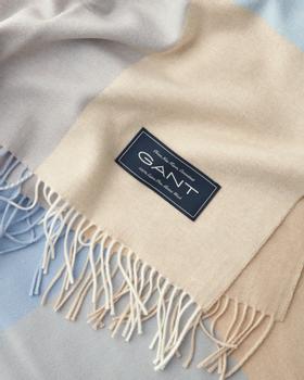 GANT Pledd Check Merino Fresh-Blue 130x180 (589-853105102-457)