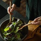 Fiskars Norden Salatbestikk Eik 30,3cm (658-1065698)