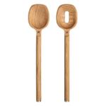 Fiskars Norden Salatbestikk Eik 30,3cm (658-1065698)
