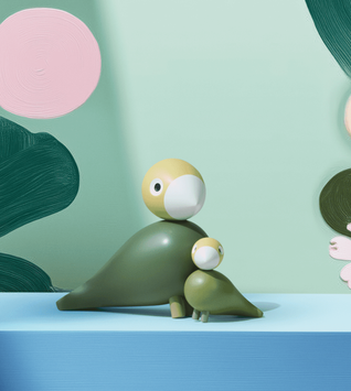 Kay Bojesen Fugler Liv & Lykke 2stk Kjærlighet