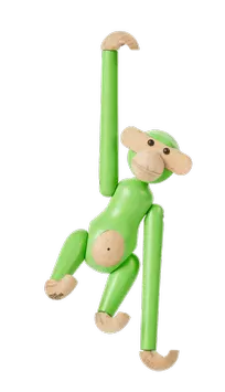 Kay Bojesen Ape Mini Lys-Grønn H9,5 (521-39365)