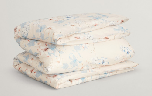 GANT Sengesett Floral Sateng Hvit-Sand (589-floral-hvit-sand)