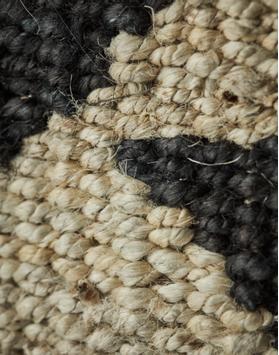 House Doctor Murro Veggteppe Natur-Svart 35x50 (151-206230052)