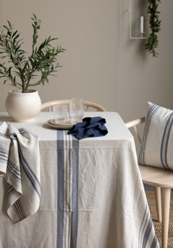 Storefactory Karlevi Duk Resirkulert-Bomull Blå