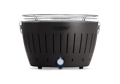 LotusGrill Classic-hybrid røykfri gass+kull grey (722-HG-AN-34)
