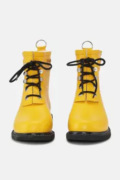 Ilse Jacobsen Gummistøvler Snor Lav Gul (807-RUB2-808-40)