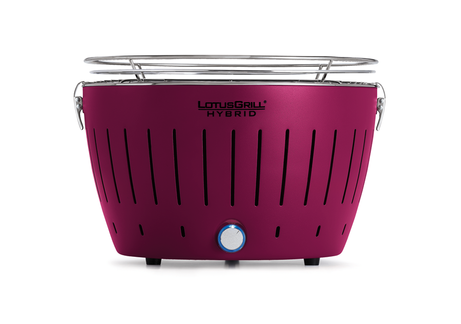 LotusGrill Classic-hybrid røykfri gass+kull purple (722-HG-LI-34)