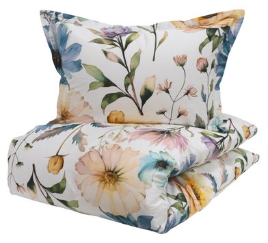 Turiform Sengesett Amelia Sateng Blomstret