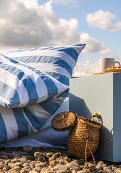 Turiform Sengesett Leo Bomull Blå (479-119410)