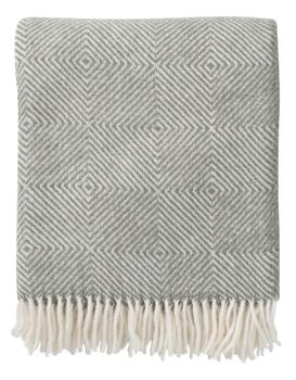Klippan Ullpledd Gooseye Grønn 130x200 (476-217704)