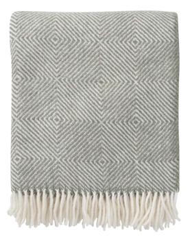 Klippan Ullpledd Gooseye Grønn 130x200