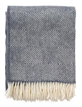 Klippan Ullpledd Gooseye Smokey-Blue 130x200 (476-217705)