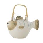Bloomingville Wrenna Tekanne Grå Fisk håndmalt (152-82061996)