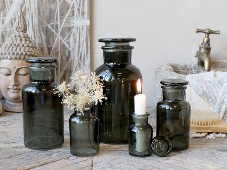 Chic Antique Apotekerglass Grå 5stk (529-740138-25)