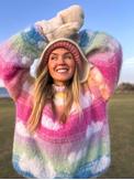 Ingrid Raadim Oppskrift Skyhigh-genser Rosa S-L (773-skyhigh-rosa)