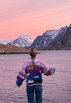 Ingrid Raadim Oppskrift Skyhigh-genser Lilla S-L (773-skyhigh-lilla)