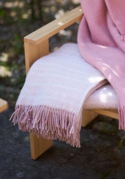 Klippan Ullpledd Alm Soft-Pink 130x200