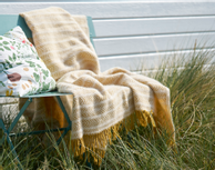 Klippan Ullpledd Alm Honey 130x200 (476-201004)