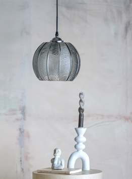 Bloomingville Adar Pendellampe Grå Ø22