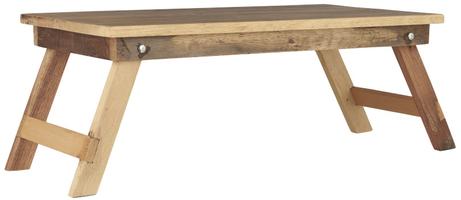 Ib Laursen Sengebrett piknikbord 75x33 gjenbrukstre unika (171-21021-30)