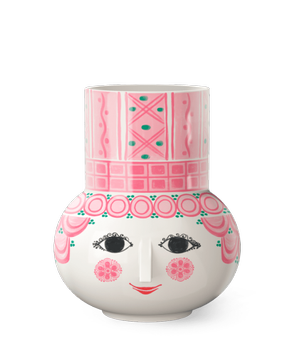 Bjørn Wiinblad Olga Vase Rosa H15cm (521-53110)