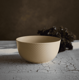 Lyngby Rhombe-Earth Serveringsbolle Ø22 marble (521-201821)