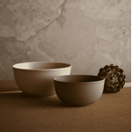 Lyngby Rhombe-Earth Serveringsbolle Ø22 marble (521-201821)