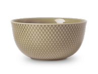 Lyngby Rhombe-Earth Serveringsbolle Ø17, 5 clay (521-201850)