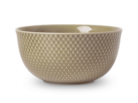 Lyngby Rhombe-Earth Serveringsbolle Ø17, 5 clay (521-201850)