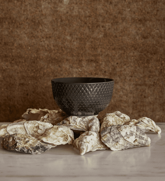 Lyngby Rhombe-Earth Skål Ø11cm slate