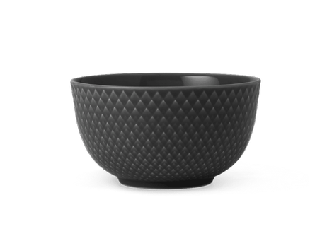 Lyngby Rhombe-Earth Skål Ø11cm slate (521-201830)