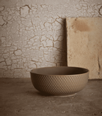 Lyngby Rhombe-Earth Skål Ø15.5 clay (521-201820)