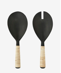 Madam Stoltz Salatbestikk Brent mangotre L22 (399-MSD-24S-42)