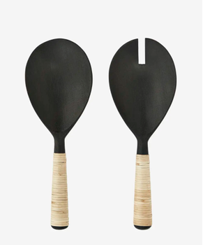 Madam Stoltz Salatbestikk Brent mangotre L22 (399-MSD-24S-42)
