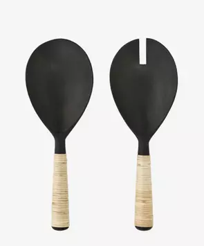 Madam Stoltz Salatbestikk Brent mangotre L22 (399-MSD-24S-42)