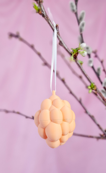 Dazzle & Dawn Bubble Ornamenter Egg Peach_6pk