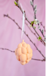 Dazzle & Dawn Bubble Ornamenter Egg Peach_6pk (803-DDP-1030-16)
