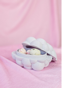 Dazzle & Dawn Bubble Påskeegg Marble-White