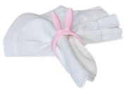 Dazzle & Dawn Bunny Serviettringer Bubblegum 6stk (803-DDP-1010-03)