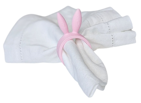 Dazzle & Dawn Easter Bunny Serviettringer Bubblegum 6stk (803-DDP-1010-03)