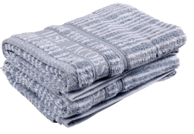 Ilse Jacobsen Bath Collection håndkle stripet pudderblå (810-1109003201)