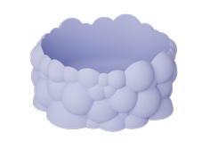 Dazzle & Dawn Bubble Bolle Fuzzy DreamyPurple